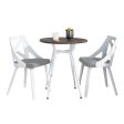 Clara Charlotte - 3 Piece Round Dinette Set Vintage With Rounded Online Sale