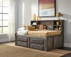 Wrangle Hill - Wood Twin Storage Daybed - Gunsmoke Discount