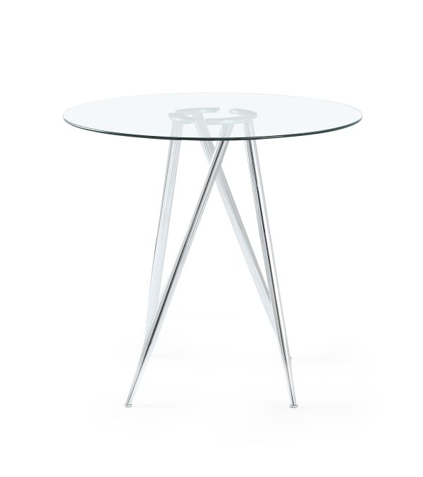 Vice - Bar Table - Chrome Online now