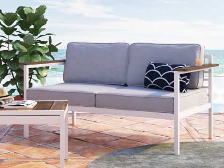 Zinus Pablo Outdoor Loveseat with Waterproof Cushions Online