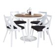 Dakota Charlotte - 5 Piece Contemporary Design Dining Set Fashion