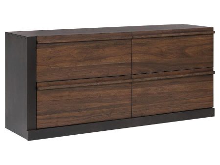 Azalia - 4-Drawer Dresser - Walnut Online now