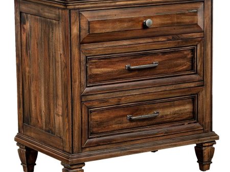 Avenue - 3-Drawer Nightstand Fashion