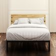 Paul Metal and Wood Platform Bed Frame Online now