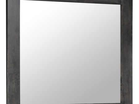 Lorenzo - Dresser Mirror - Dark Gray For Sale