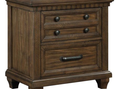 Bennington - 2-Drawer Nightstand - Acacia Brown For Cheap