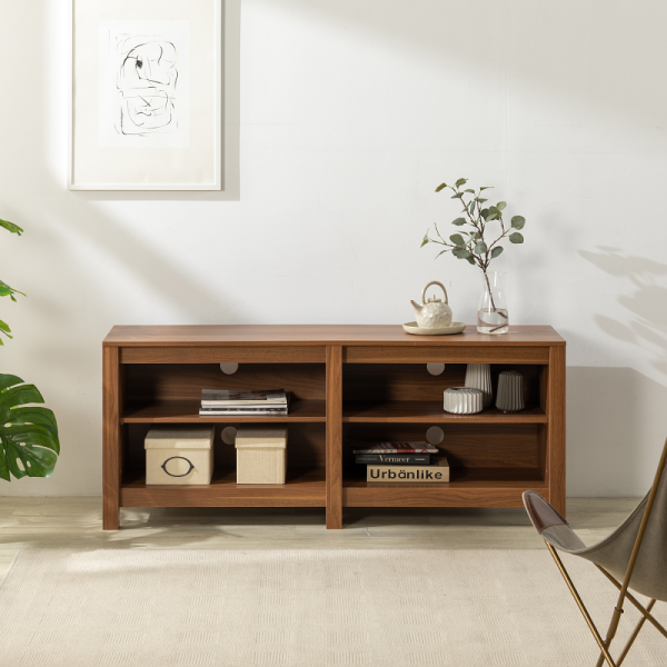 Zinus Camden TV Stand with Open Shelves Supply