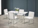 5 PC Glass Dining Table Set- Model #031539 For Cheap