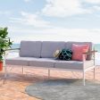 Zinus Pablo Outdoor Sofa with Waterproof Cushions Online Sale