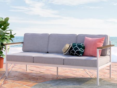 Zinus Pablo Outdoor Sofa with Waterproof Cushions Online Sale