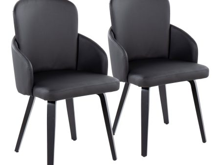 Dahlia - Contemporary Elegant Dining Chair (Set of 2) Cheap