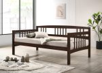 Espresso Solid Wood Twin Day Bed- Trundle Optional- Model #7912 Supply