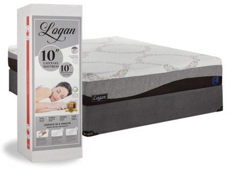 10  Mattress In a Box Latex Mattress- Soft Bouncy- Model Logan Cheap