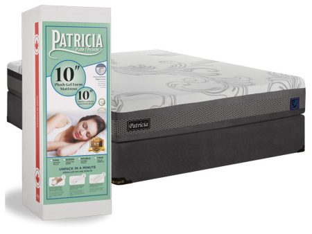 10  Mattress in a Box Gel Infused Memory Foam Mattress- Soft- Includes Zipper Cover- Model Patricia Supply