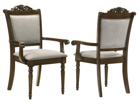 Willowbrook - Wood Dining Arm Chair (Set of 2) - Chestnut Online