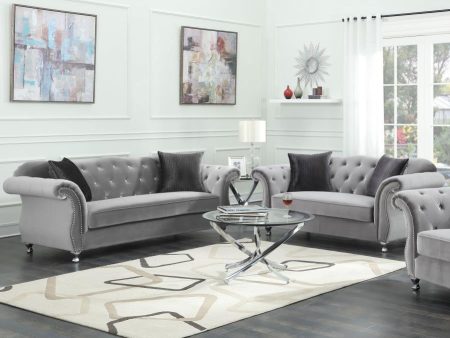 Frostine - Upholstered Tufted Sofa Set Online Hot Sale