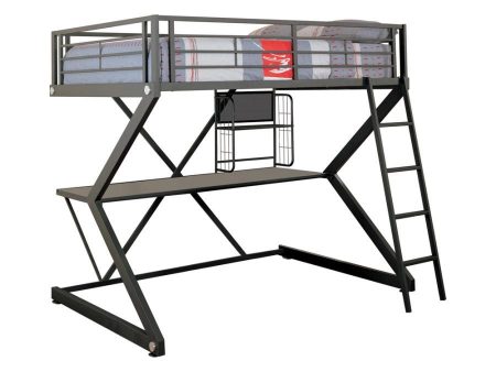 Parkview - Full Workstation Loft Bed - Black Online now