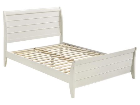 Selena - Sleigh Platform Bed Cheap