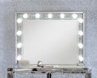 Wilmer - Rectangular Table Vanity Mirror With Lighting - Silver Sale