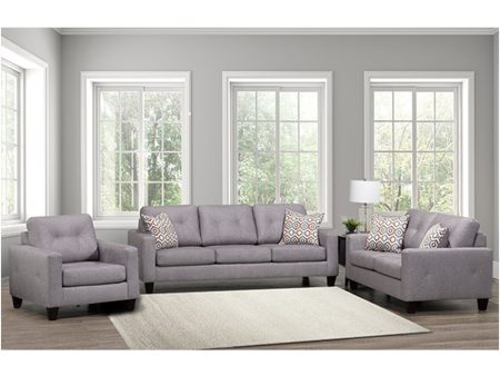 3 PC Fabric Sofa Set- 100% Canadian Made- Choose Your Own Colour & Material- Custom Made- Model #4442 Hot on Sale