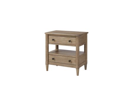 Open Nightstand With 2 Drawers For Cheap