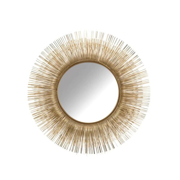 Gold Accent Mirror- Model #1318 For Cheap