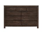 Verna - 9 Drawer Dresser - Brown Online