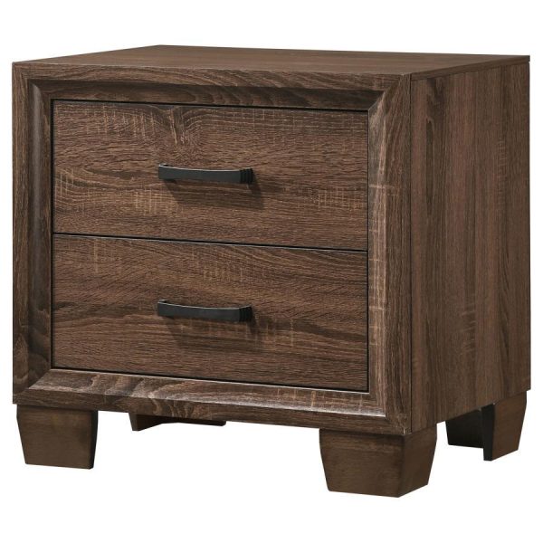 Brandon - 2-Drawer Nightstand - Warm Brown Online Hot Sale