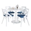 Dakota Charlotte - 5 Piece Contemporary Design, Dining Set Online