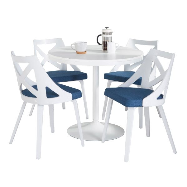 Dakota Charlotte - 5 Piece Contemporary Design, Dining Set Online