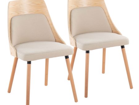 Anabelle - Mid Century Modern Chair (Set of 2) Discount