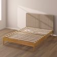 Amelia Upholstered and Wood Platform Bed Frame For Cheap