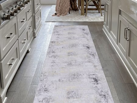 2 6   X 10  Area Rugs, Washable, Low-Pile, Non-Slip, Non-Shedding, Foldable, Kid & Pet Friendly - Gray   Gold Online