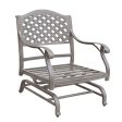 Cast Aluminum Club Motion Chair With Cushion (Set of 2) - Gray Hot on Sale