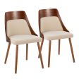 Anabelle - Mid-Century Modern Chair (Set of 2) Online Hot Sale