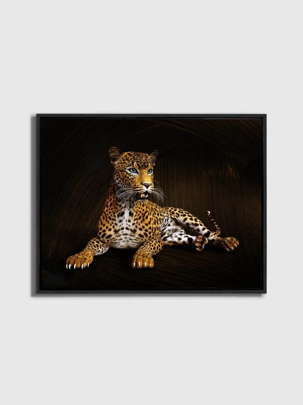 Wild Life Leopard Canvas- Frame Optional- Model #4836047 on Sale