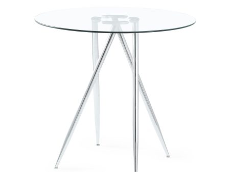 Vice - Bar Table - Chrome Online now