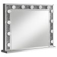 Wilmer - Rectangular Table Vanity Mirror With Lighting - Silver Sale