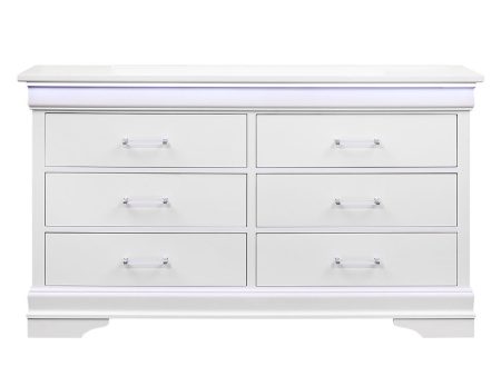 Charlston - Dresser With LED - White Cheap