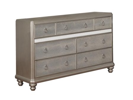 Bling - Game 7-Drawer Dresser - Metallic Platinum Online Sale