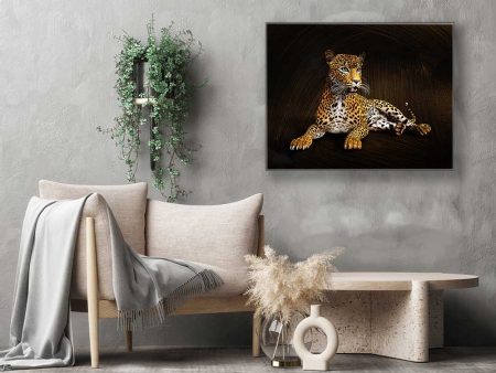 Wild Life Leopard Canvas- Frame Optional- Model #4836047 on Sale