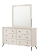 White English Dovetail Velvet LED Lights Bedroom Set With Diamond Shaped Handles- Double, Queen or King- Model Ella Online Hot Sale