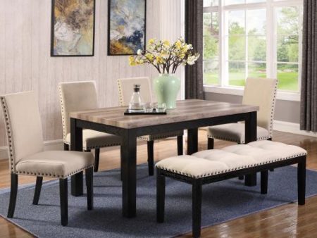 Wood Top Dining Table Only- Model Elisa Online Hot Sale