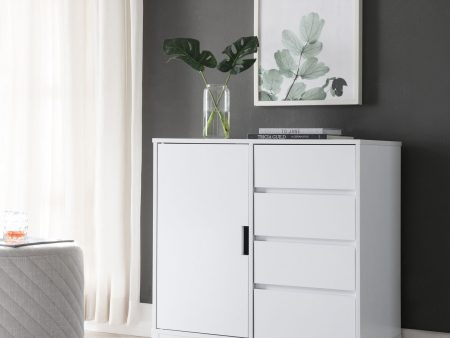 White Storage Cabinet- Model #18018 Hot on Sale