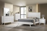 Janelle - Wood Panel Bed Online Hot Sale