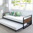 Zinus Bed Frame Suzanne Pull Out Metal Wood Bed Hot on Sale