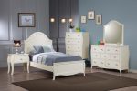 Dominique - 7-Drawer Dresser With Mirror - Cream White Hot on Sale