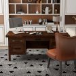 Sausalito - Executive Desk - Whiskey Hot on Sale