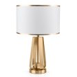 White & Gold 23 inch 1-Light Table Lamps with Metal Base- Includes 2- Model Mardes Online