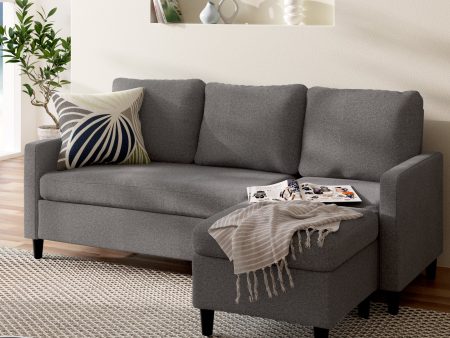 Hudson Convertible Sectional Sofa with Reversible Chaise Online now